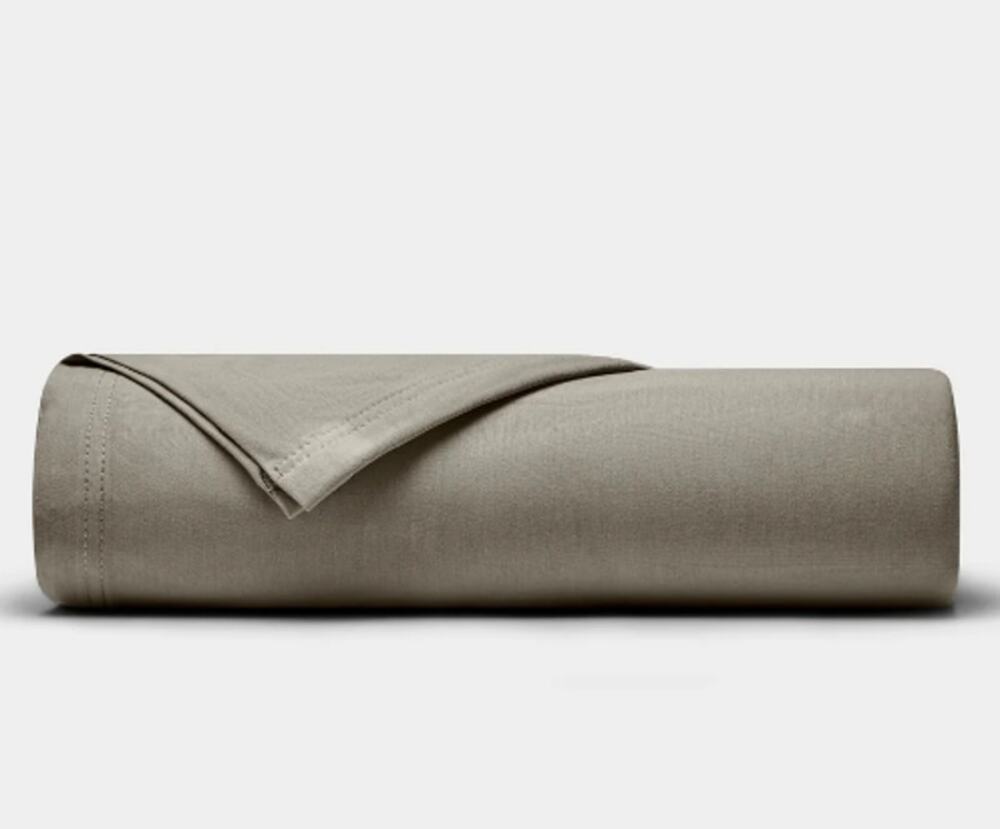Cozy Earth - Bamboo Jersey Flat Sheet- King - Stone
